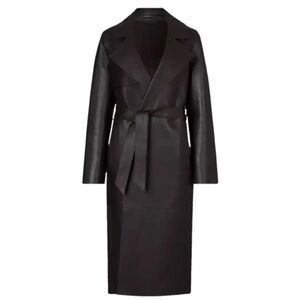AllSaints Farren Leather Trench